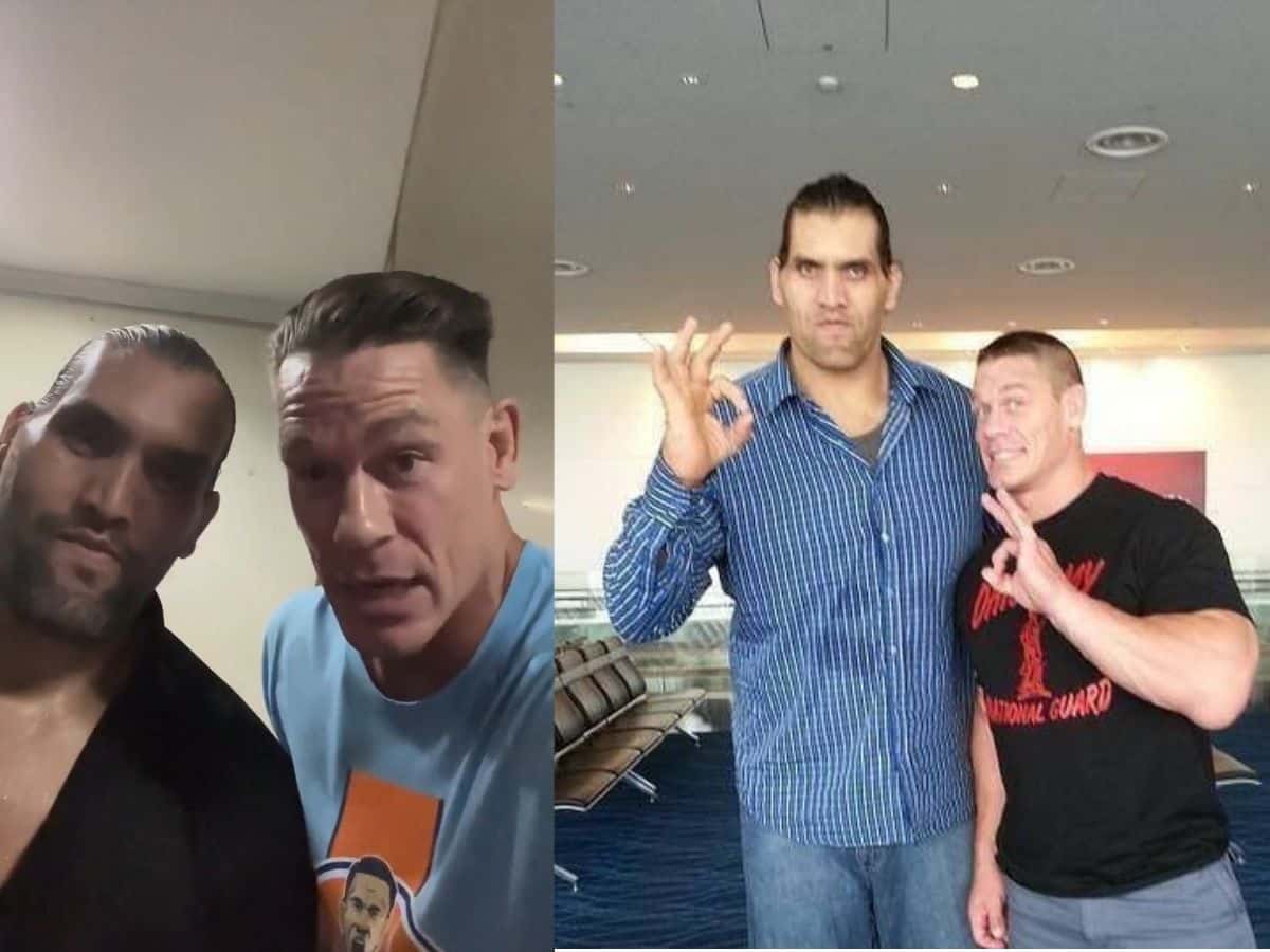 John Cena and the Great Khali