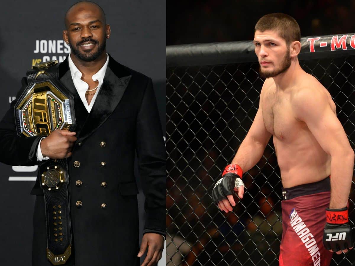 Jon Jones and Khabib Nurmagomedov