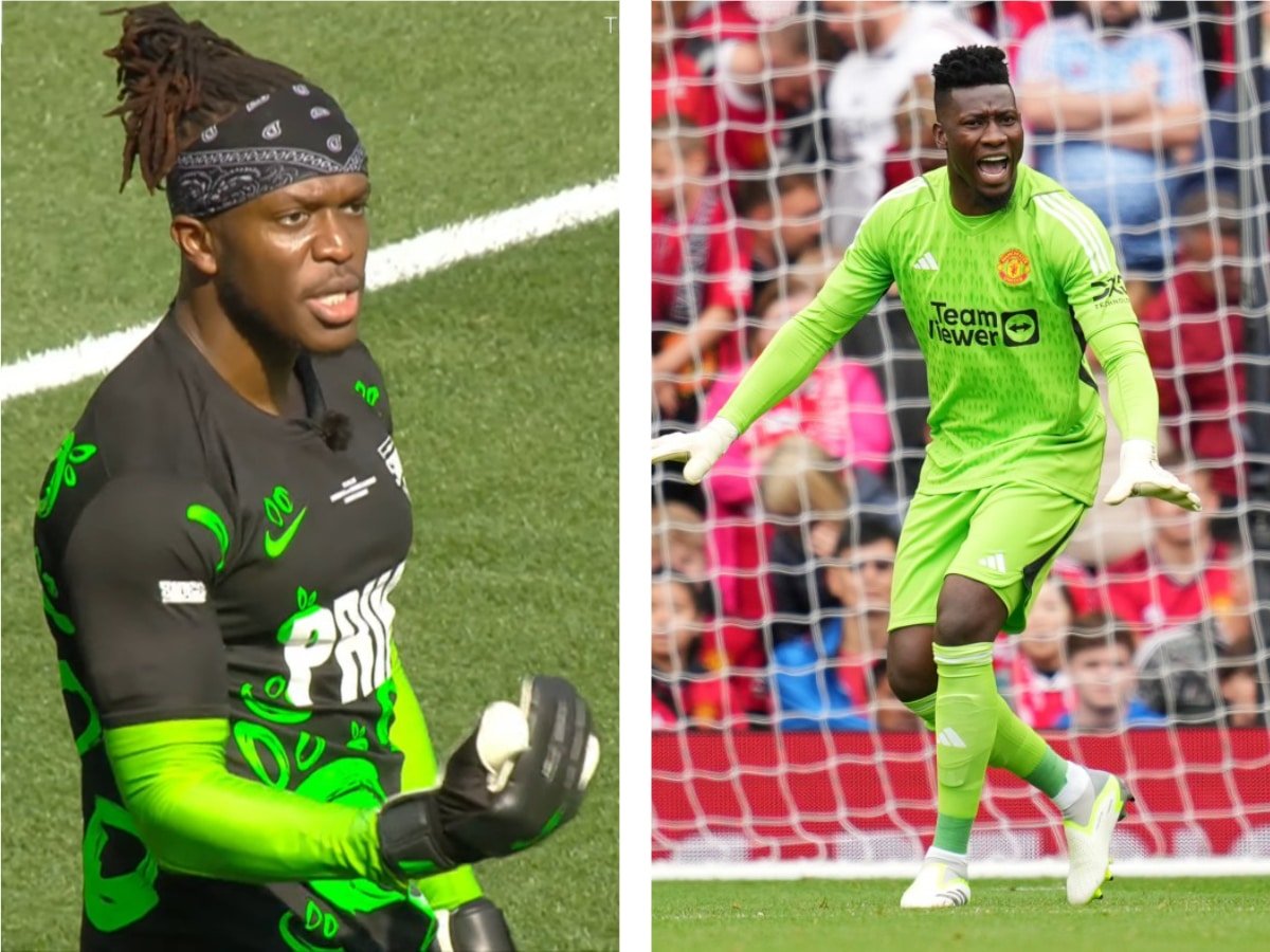 KSI claims he is on the same level as Manchester United’s Andre Onana after Sideman FC Charity match triumph