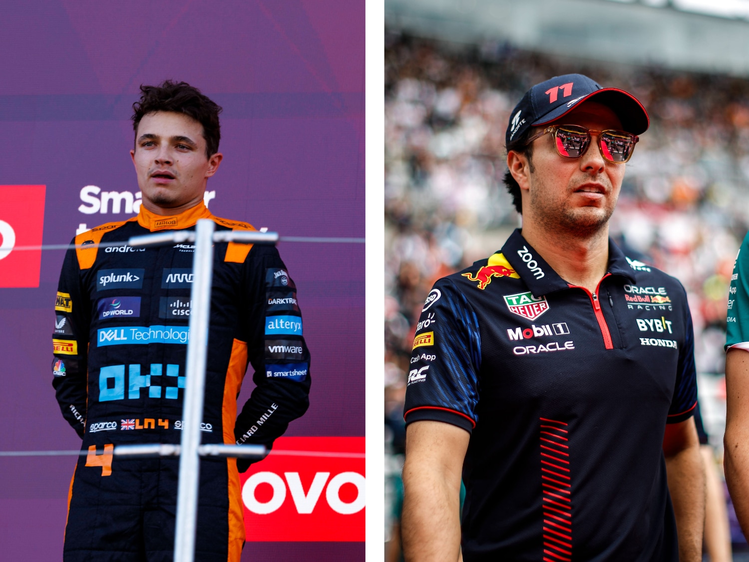 Frustrated Lando Norris blames Sergio Perez for costing him ’10 seconds’ under Virtual Safety Car at the Japanese GP