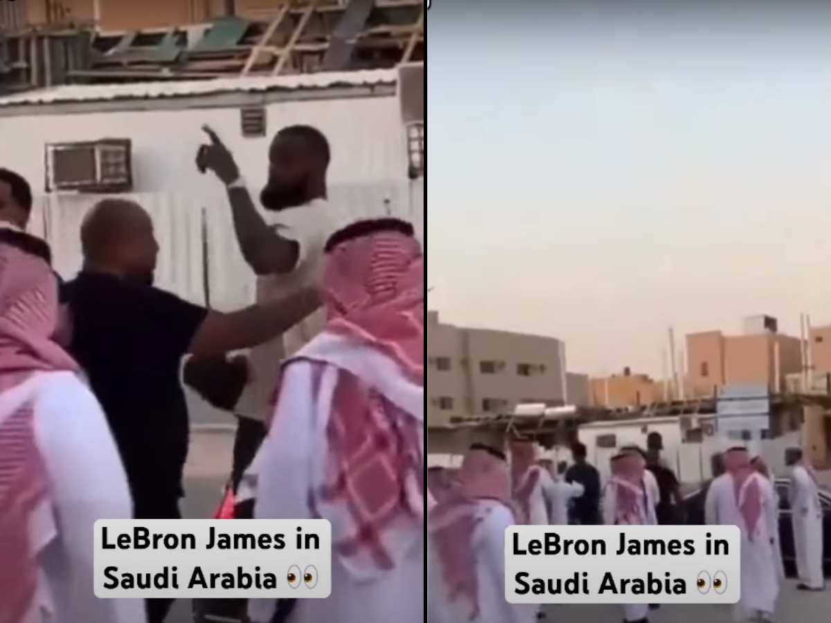 LeBron James makes SURPRISE appearance in Saudi Arabia, NBA fans slam Lakers star