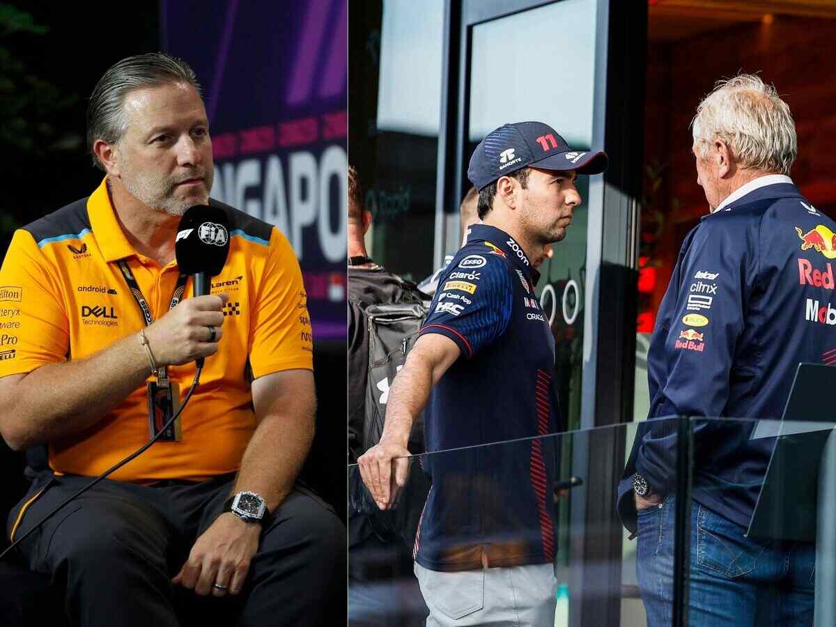 McLaren’s Zak Brown responds to Helmut Marko’s controversial comments about Sergio Perez