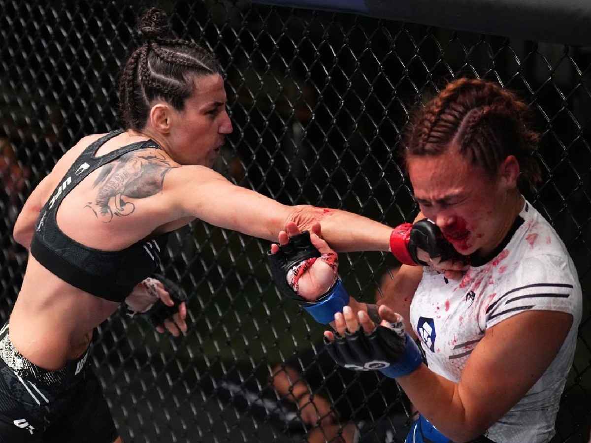 Michelle Waterson was battered by Marina Rodriguez