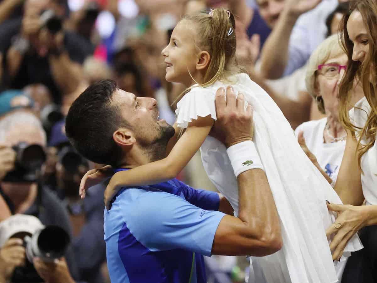 Novak Djokovic admits leaving his family in the wake of US Open celebrations to return for Davis Cup was difficult