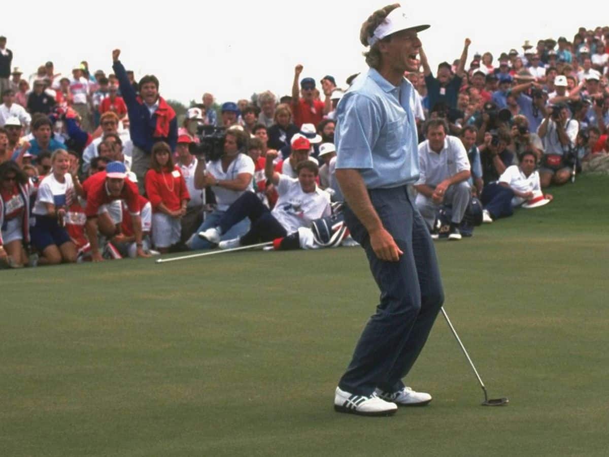 Bernhard Langer’s Putt on the 18th Green at Kiawah (1991)