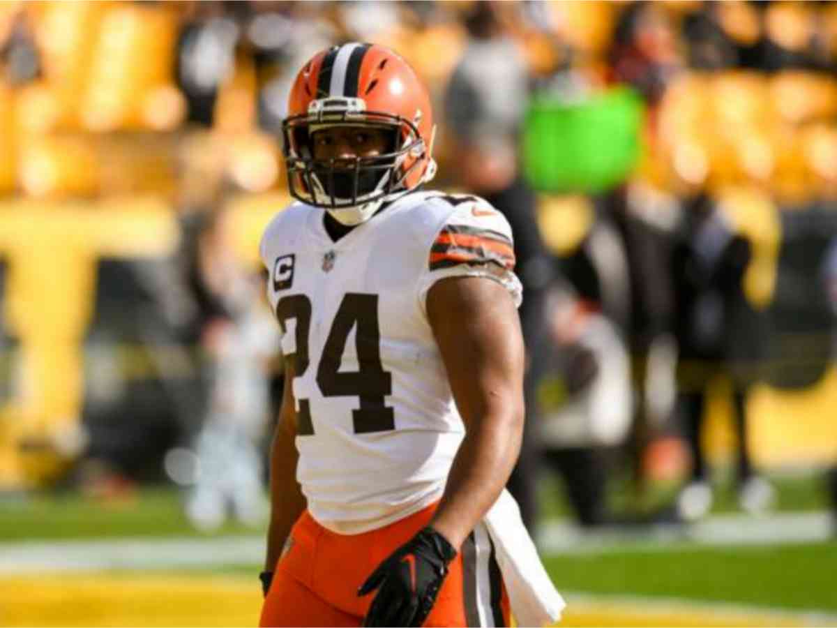 The Cleveland Browns' Nick Chubb