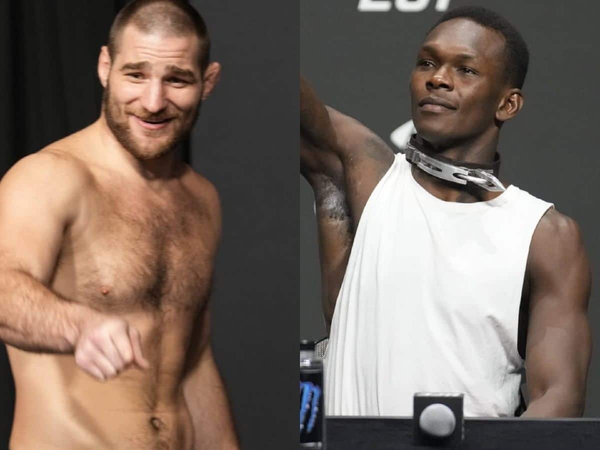 Sean Strickland and Israel Adesanya