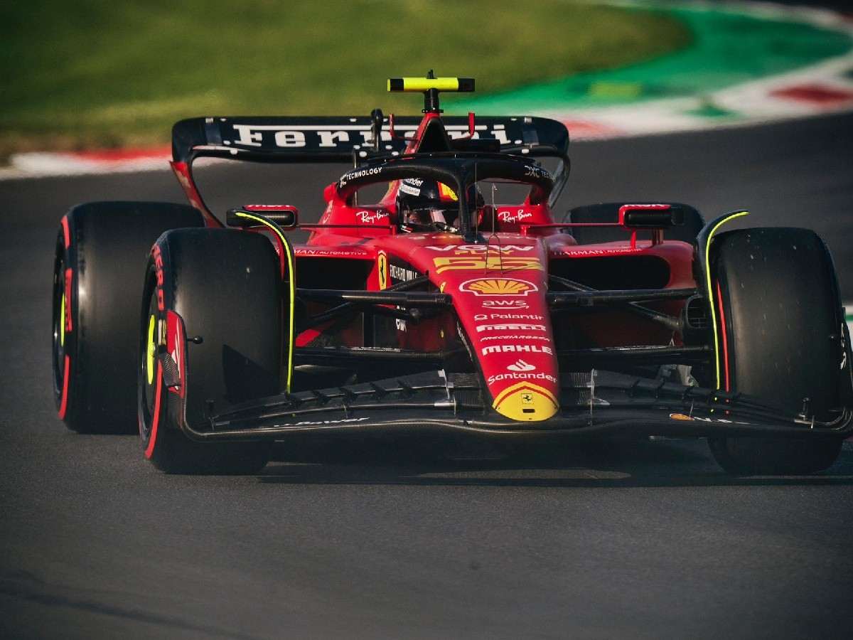 Carlos Sainz, Italian GP Qualifying (Credits: @Autocarindiamag/Twitter)