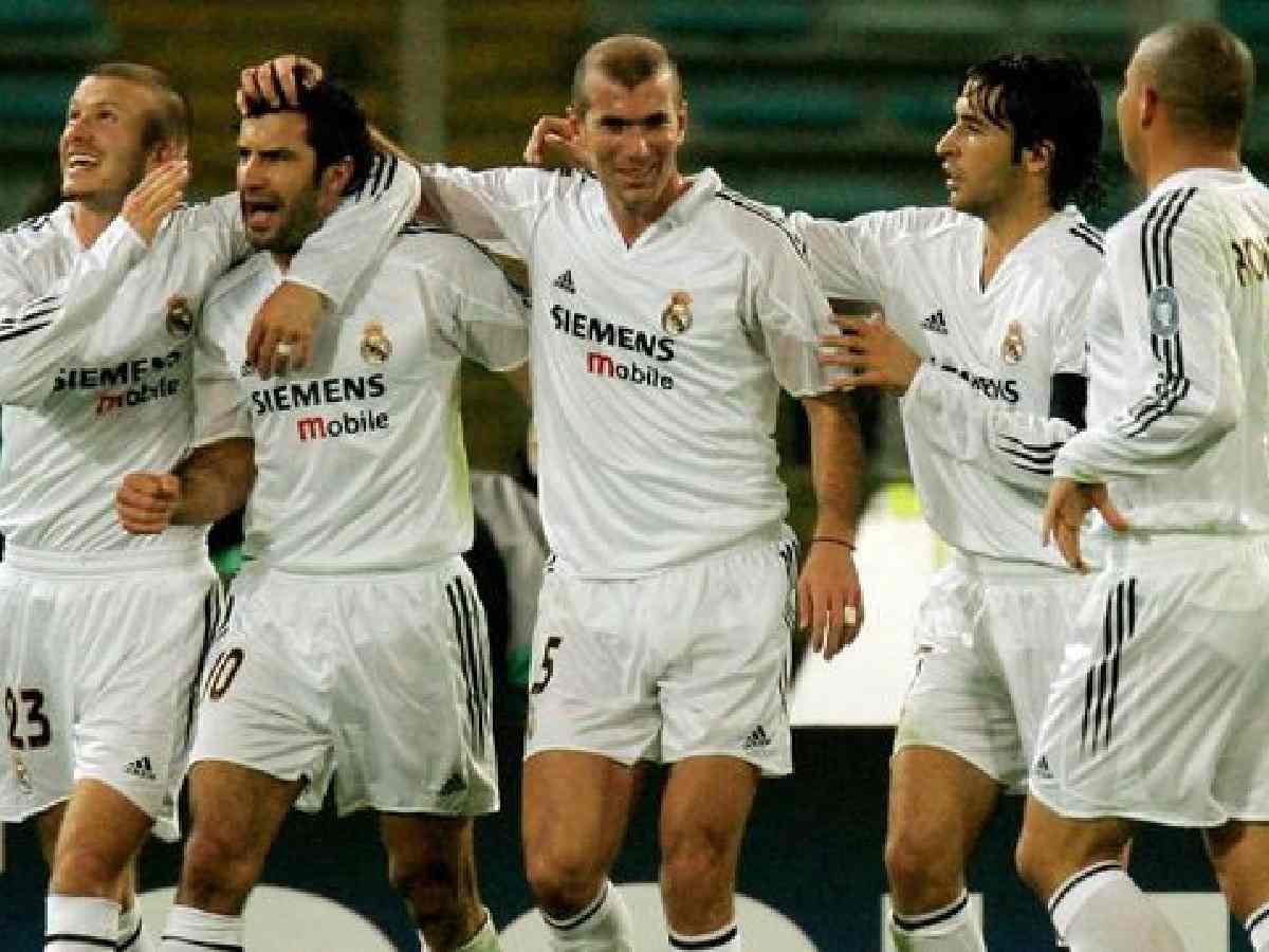 (L-R) David Beckham, Luis Figo, Zidane, Raul, Ronaldo (Source: via Reuters)