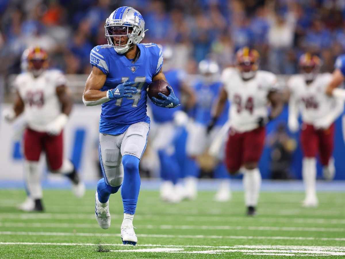 WATCH: "Let the man get his pumps!" - Lions WR Amon-Ra St. Brown's VULGAR touchdown celebration gets cut midway on broadcast as social media loses its mind on the sequence of events