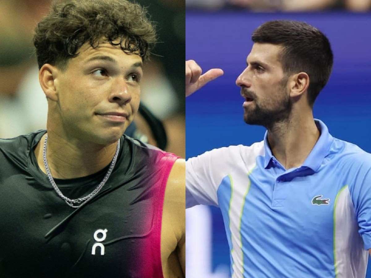 “Djokovic put him on the map” – Novak Djokovic’s fans claim it was Nole and not Ben Shelton who made the ‘phonecall’ celebration famous following the American’s recent comments