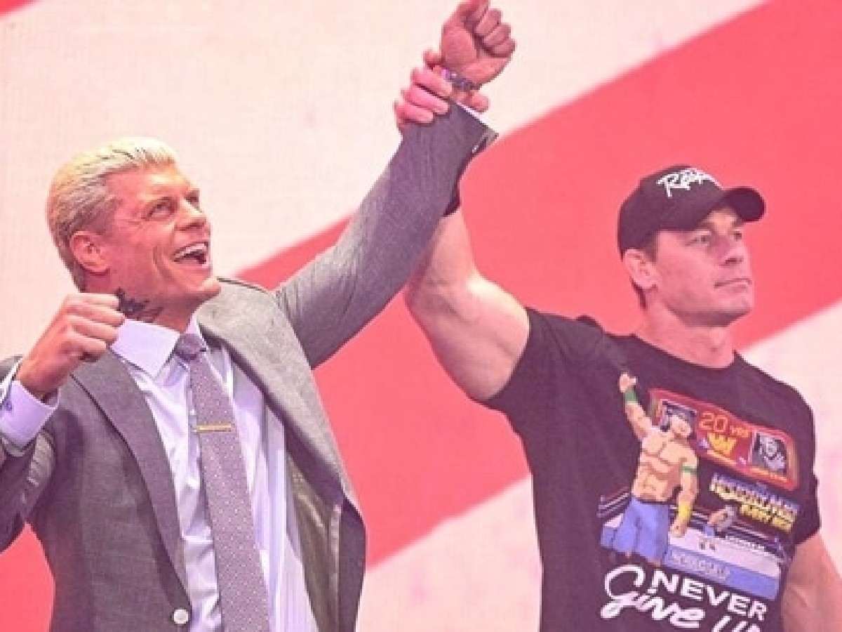 Cody Rhodes and John Cena