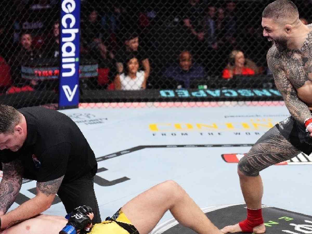 “Add this Celly to UFC 5 IMMEDIATELY!” – Israel Adesanya’s teammate Tyson Pedro leaves fight world in awe with ‘samurai’ celebration after UFC 293 brutal knockout