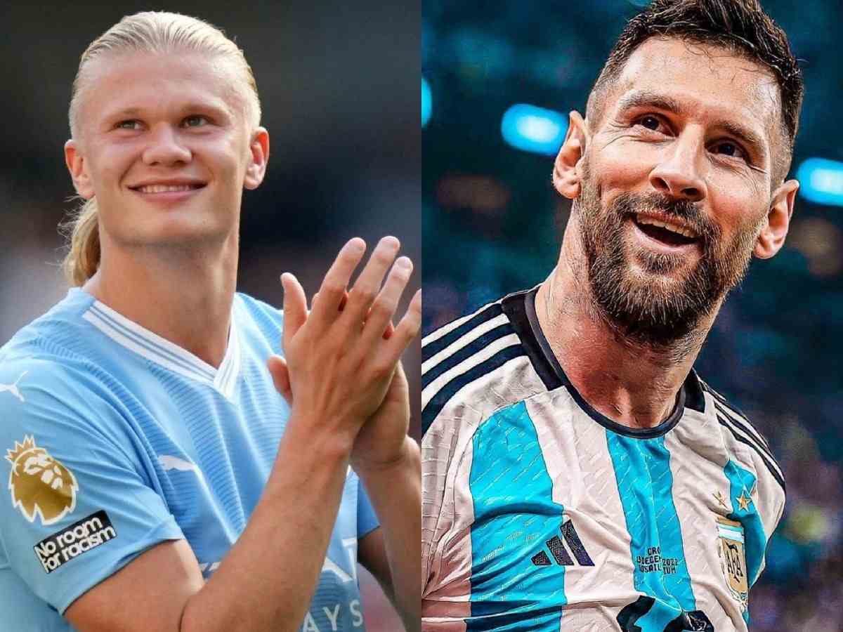 Erling Haaland believes he can challenge Lionel Messi for the Ballon d’Or after having a record-breaking season