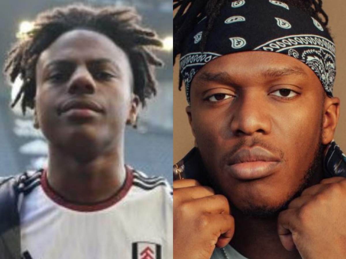 “Oh how the turn tables” – Fans HILARIOUSLY react as KSI hits IShowSpeed with reverse SUI as the latter misses the penalty kick