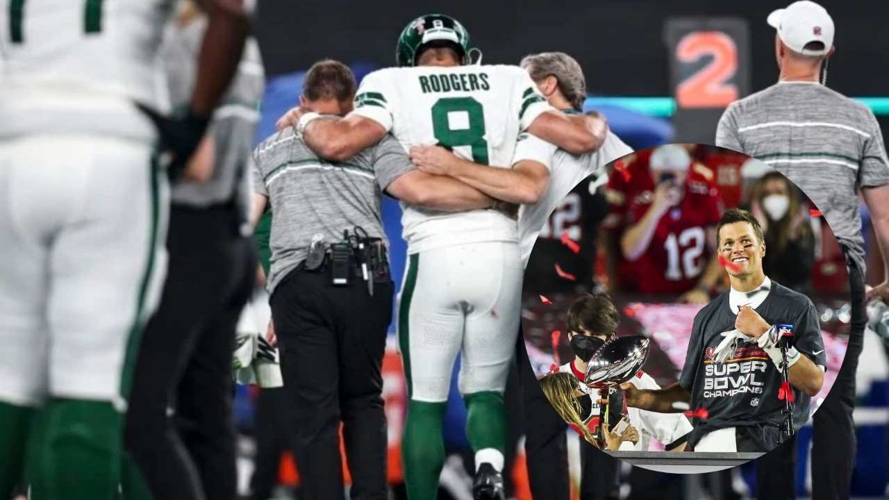 Aaron Rodgers’ season-threatening Achilles injury SPARKS wild theories of Tom Brady signing with the Jets