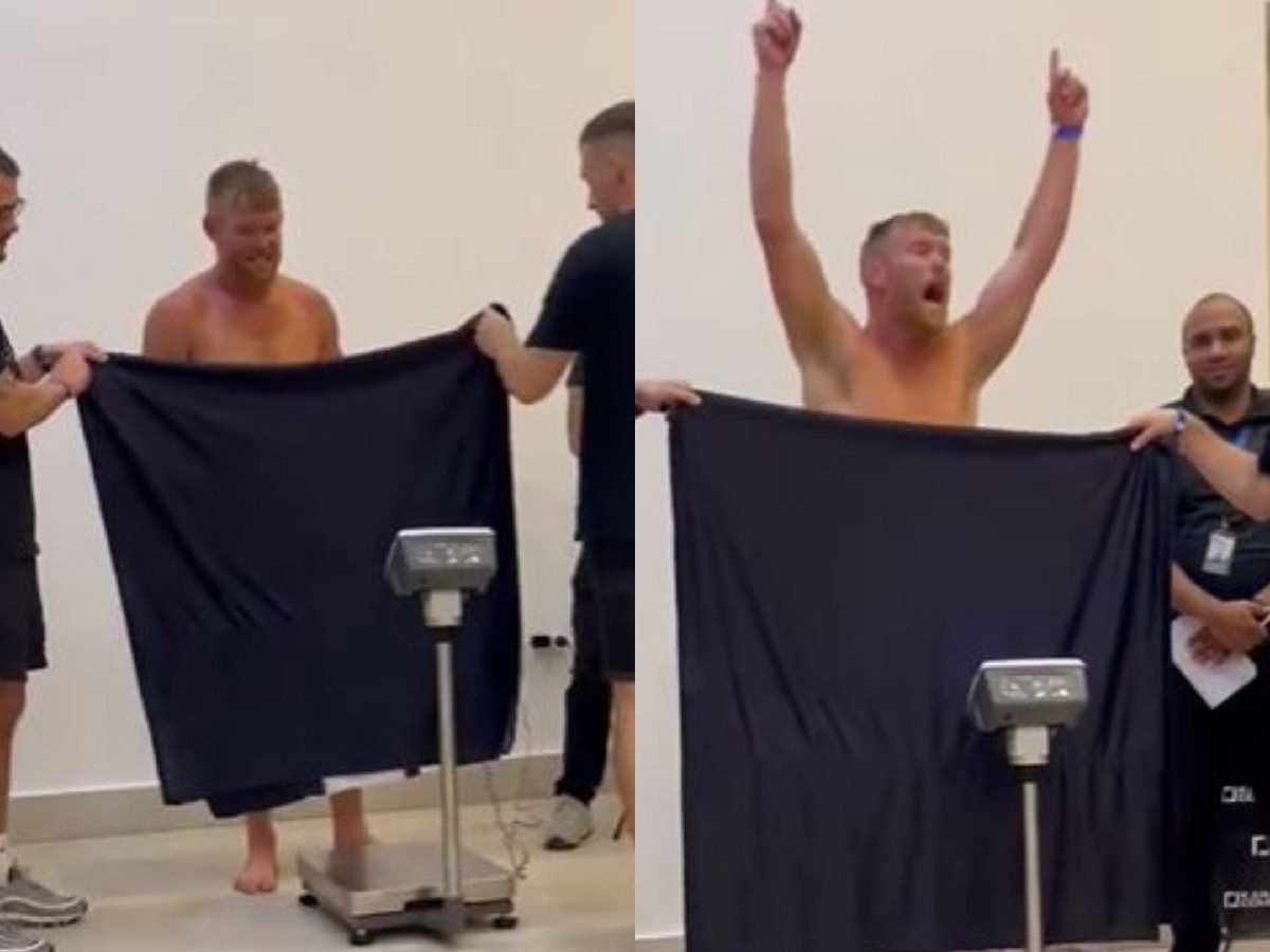 WATCH! UFC veteran Sam Alvey’s controversial weigh-in tactic; joins Khamzat Chimaev and DC in towel trick list