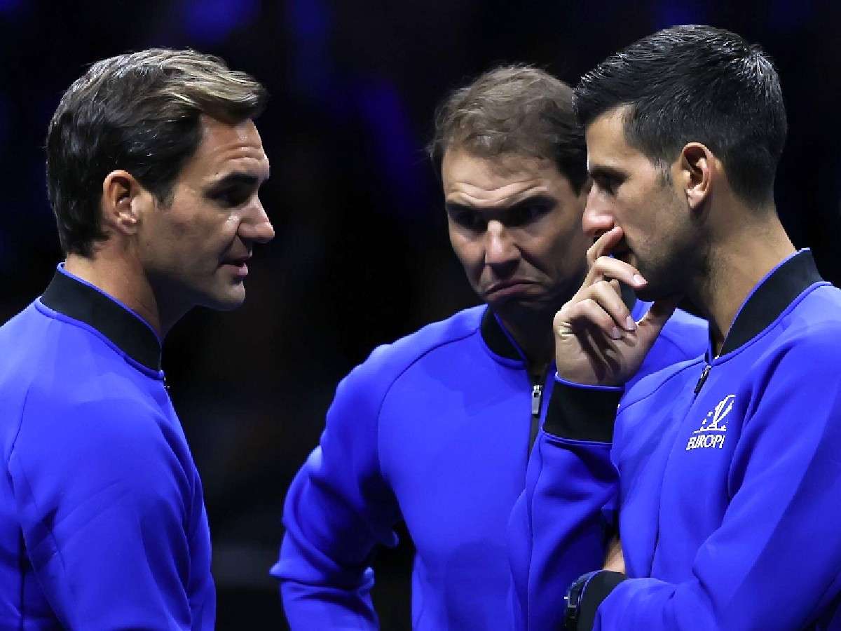 Roger Federer, Rafael Nadal and Novak Djokovic