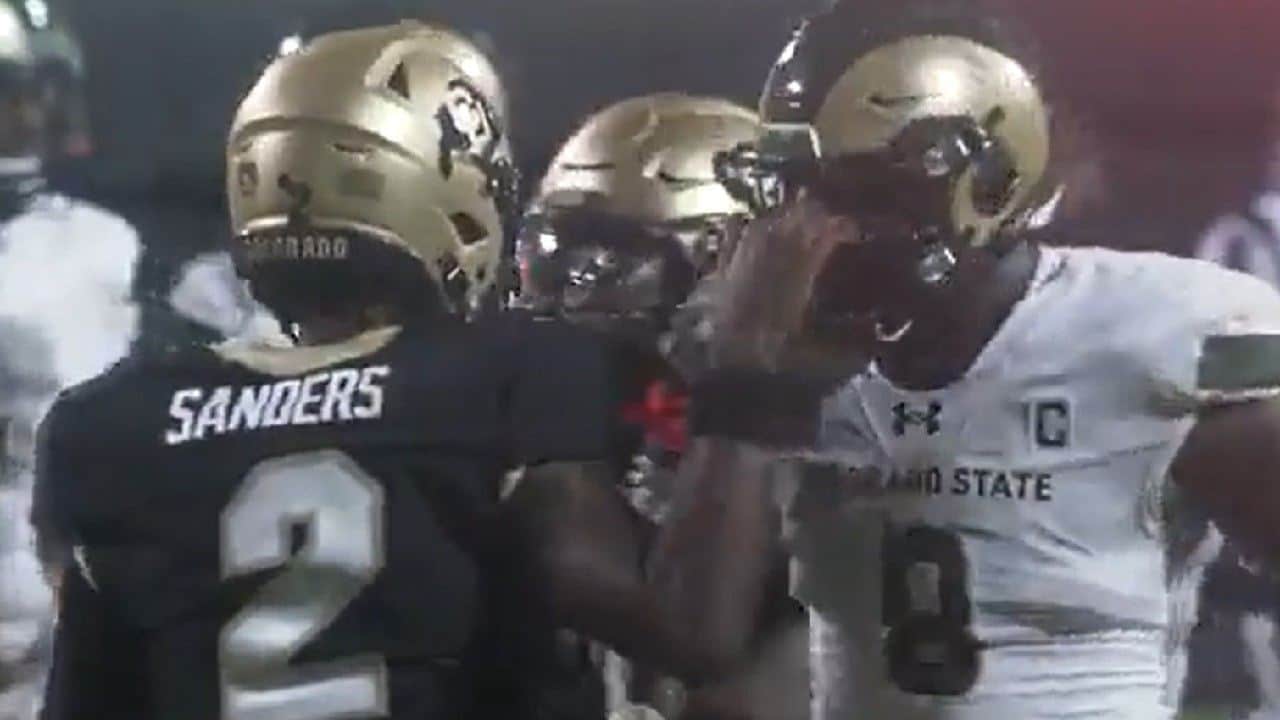 “That’s attempted assault” – Shedeur Sanders trying to rattle CSU’s Mohamed Kamara by poking his bare eye doesn’t sit well with fans on social media