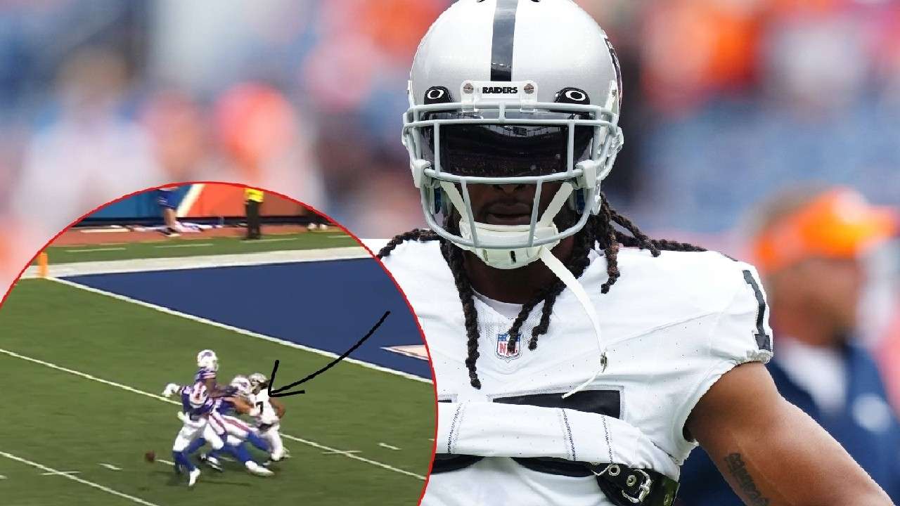 “Needs to be fined and suspended” – Raiders WR Davante Adams getting unnecessarily hit resulting in alleged concussion has a strong social media upsurge demanding justice