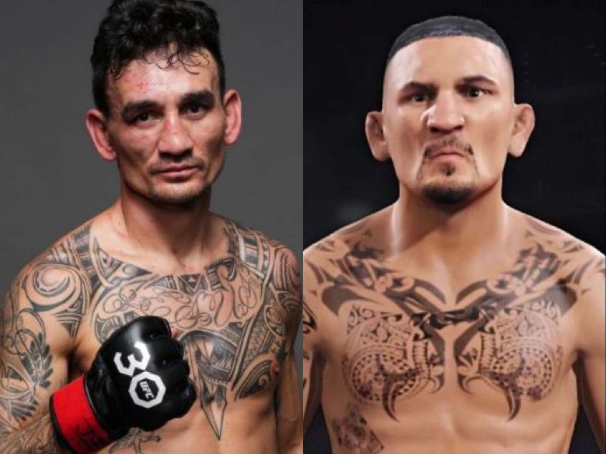 “You guys believing this,” UFC octagon king Max Holloway reacts to his abhorrent character model in the upcoming UFC 5