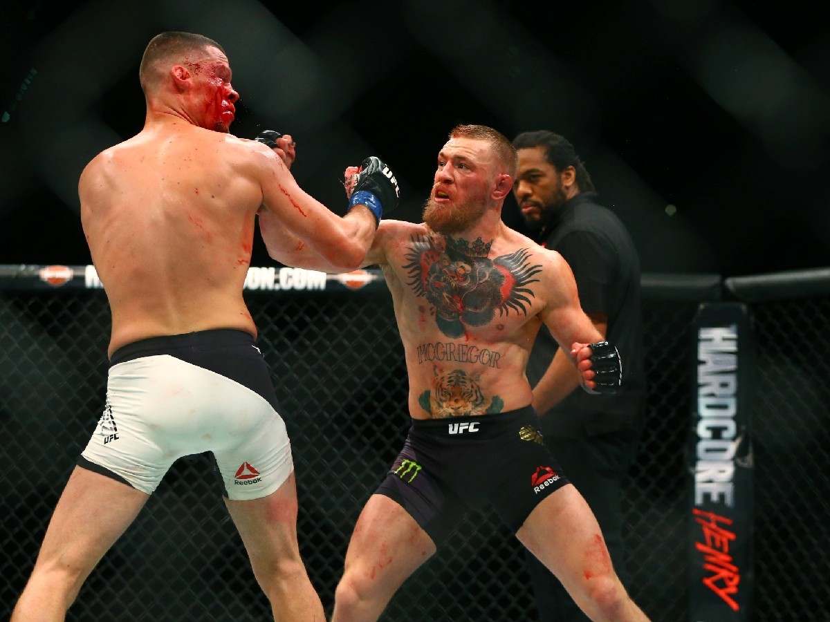 Conor McGregor and Nate Diaz