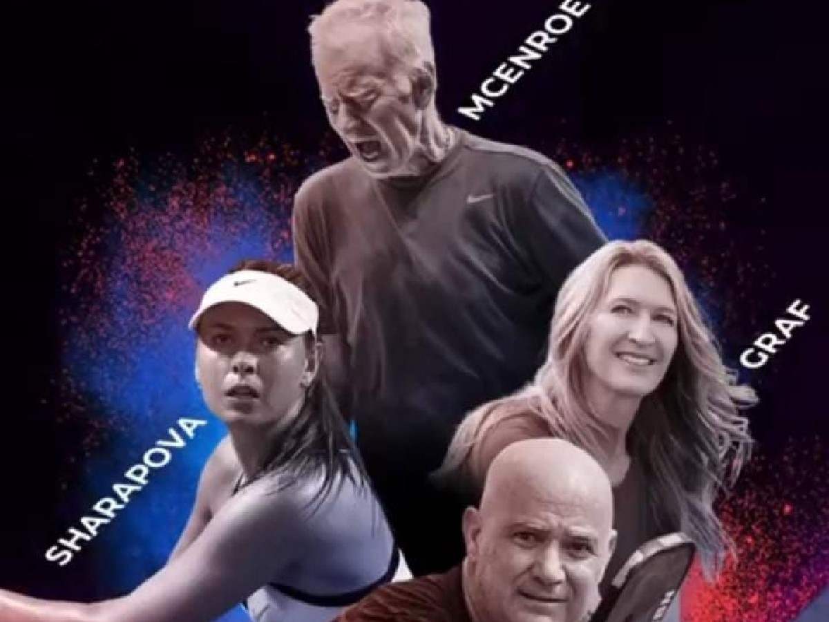 Pickleball Slam 2 will feature Maria Sharapova and John McEnroe against Steffi Graf and Andre Agassi