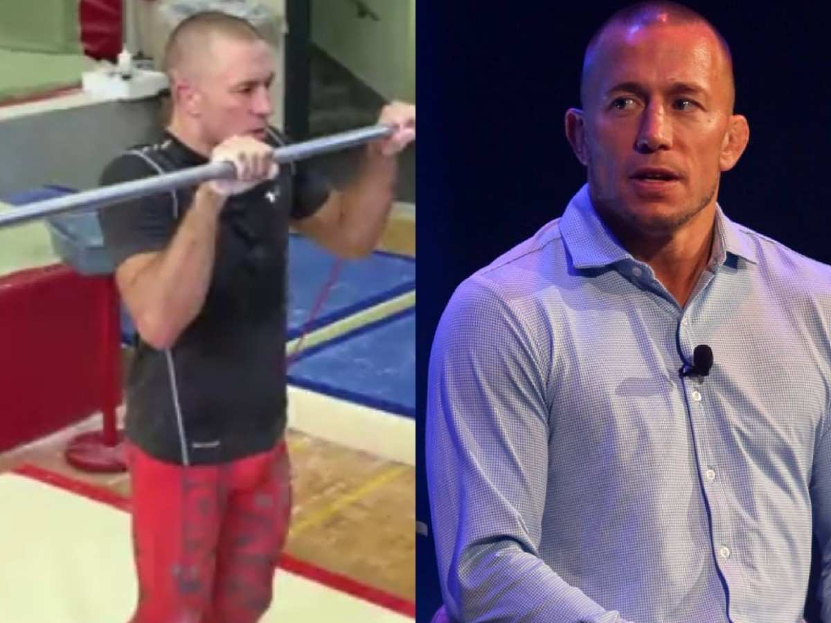 “Bro got an iron core” – Georges St-Pierre’s gravity-defying gymnastic feats leave fans in awe