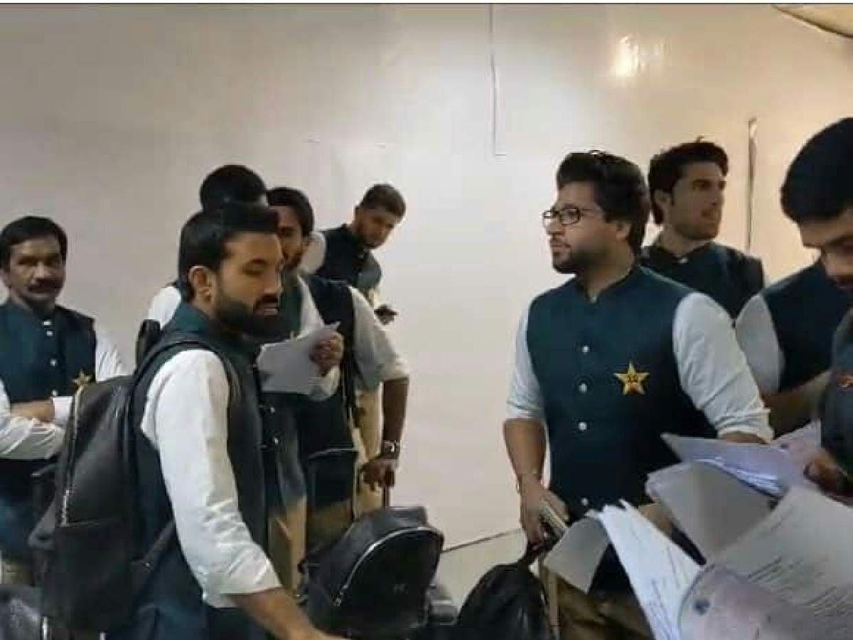 WATCH: Pakistan team lands in India after 7 years ahead of ODI World Cup