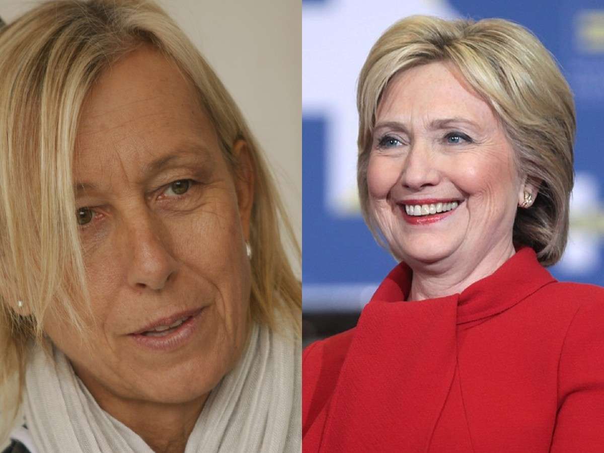 Martina Navratilova declares her support to Hillary Clinton and the Democrats despite ideological differences as she finds Republicans involved in a ‘pi****g contest’