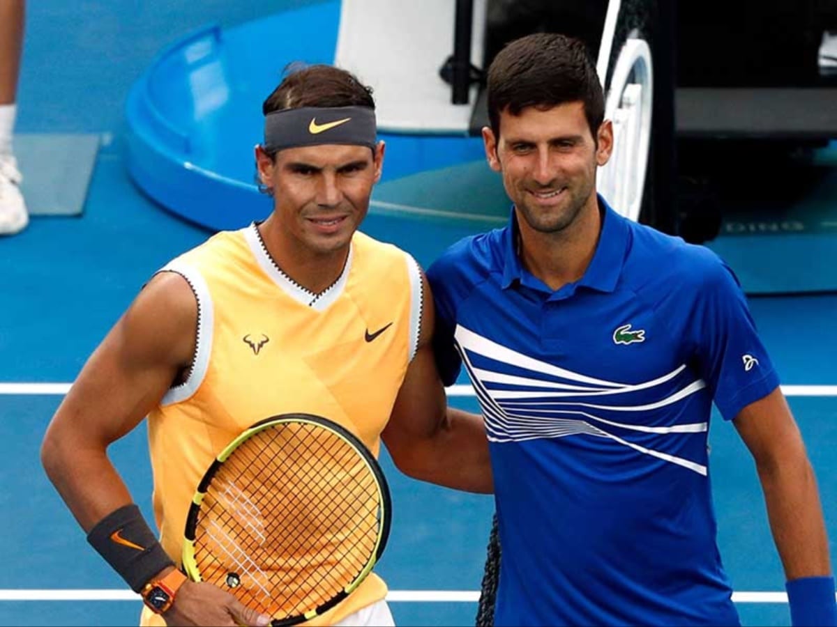 Rafael Nadal and Novak Djokovic