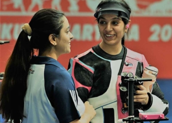 Ramita Jindal with coach Neha Chavan