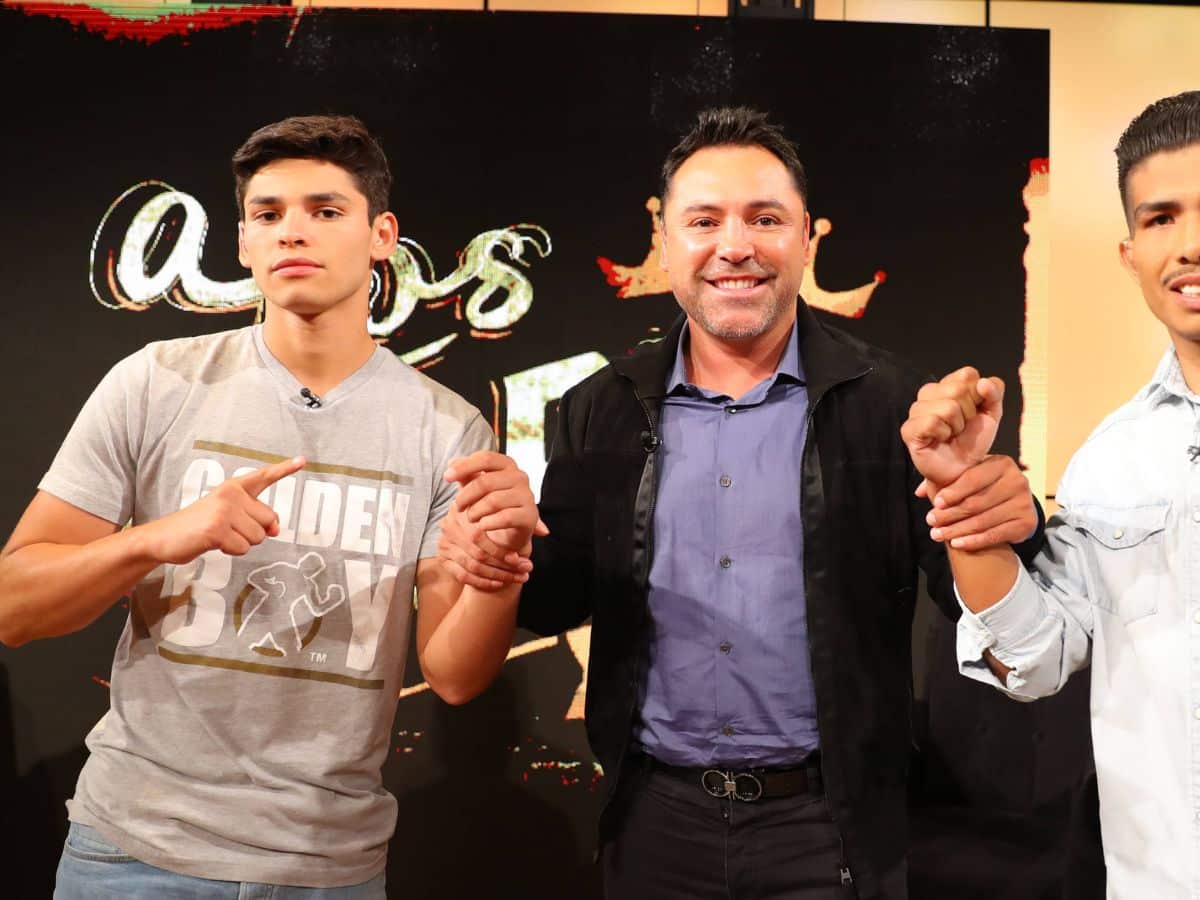 Ryan Garcia and Oscar De La Hoya reunite in a shocking turn of events for an upcoming fight!