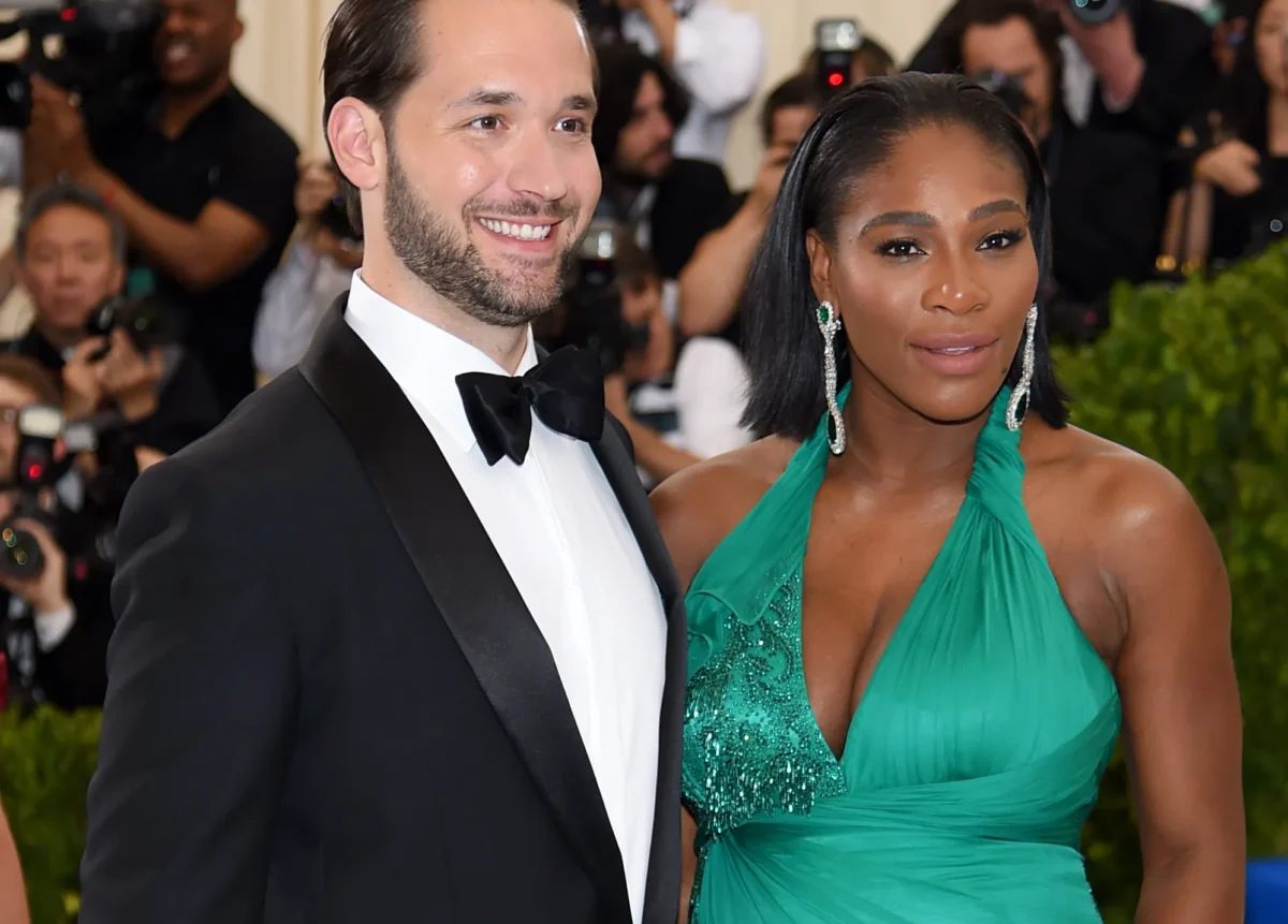 Serena Williams and Alexis Ohanian.