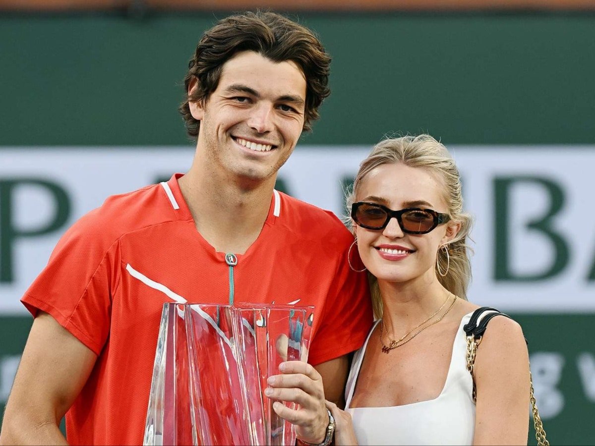 Taylor Fritz and Morgan Riddle