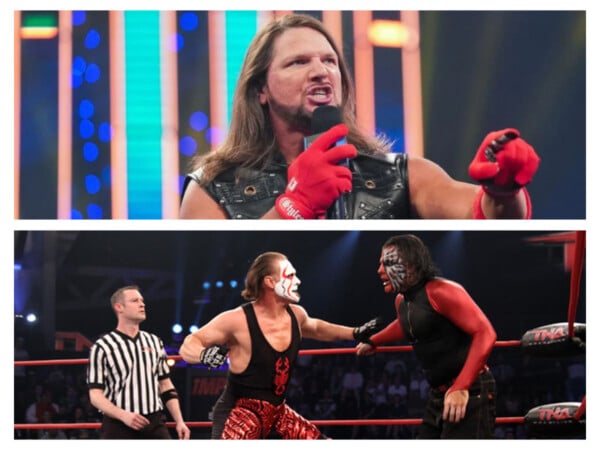 AJ Styles, Sting and Jeff Hardy