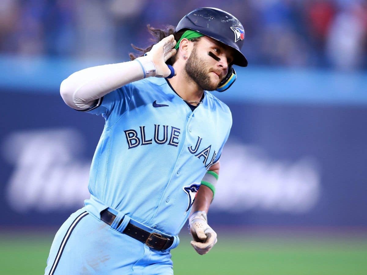 Bichette with Blue Jays