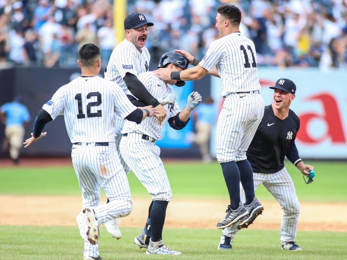 WATCH: Kyle Higashioka hits dramatic walk-off as NY Yankees stun Milwaukee Brewers in 4-3 victory