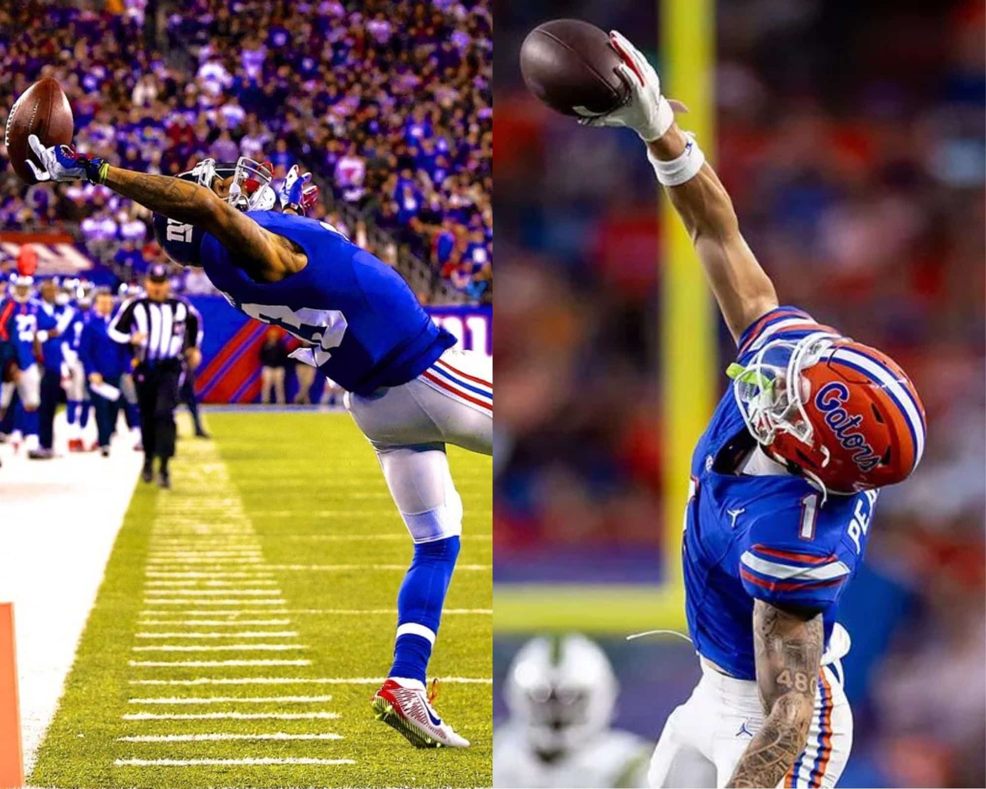 WATCH: Florida WR Ricky Pearsall makes a ridiculous Odell Beckham-esque one-handed grab versus Charlotte