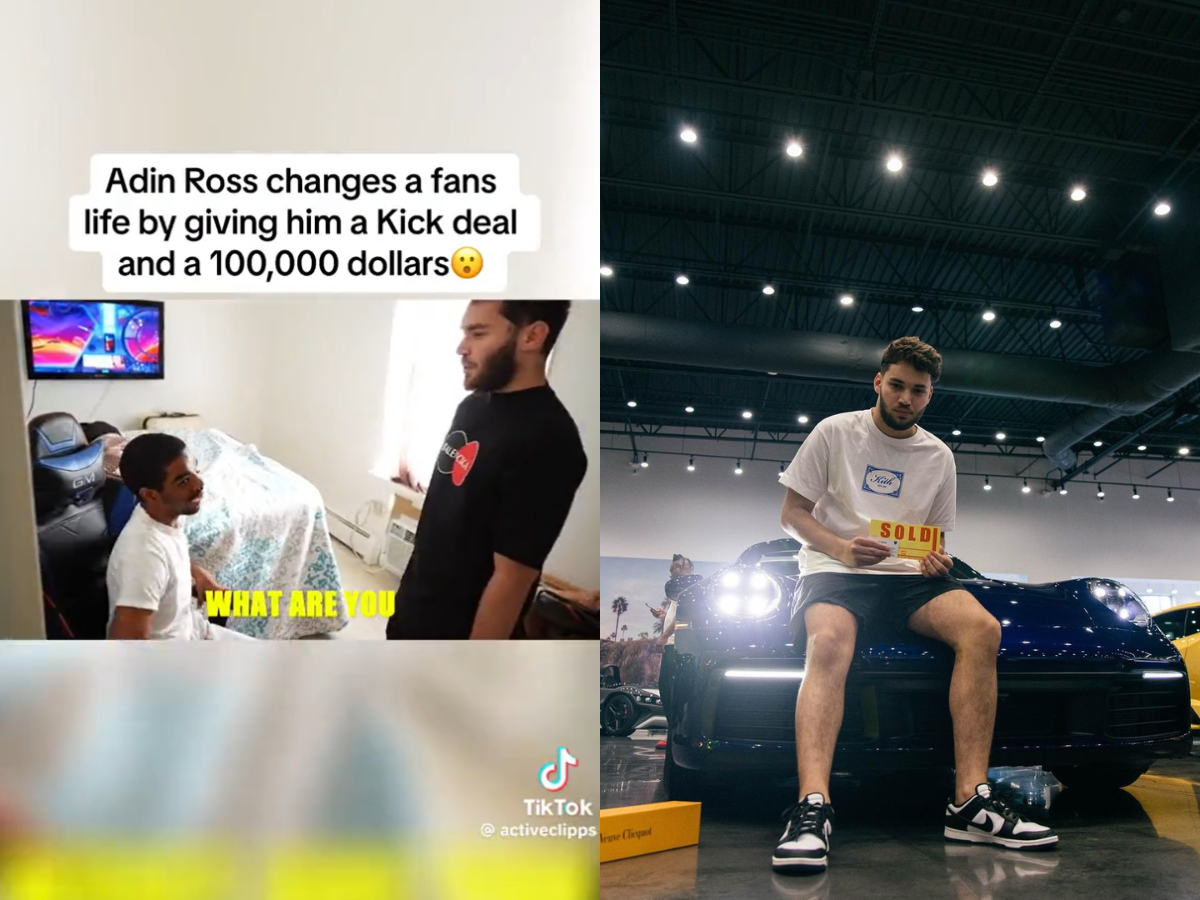 “Adin is for the people” – Fans praise Adin Ross for gifting his biggest fan a multi-million dollar worth Kick deal and WHOOPING cash