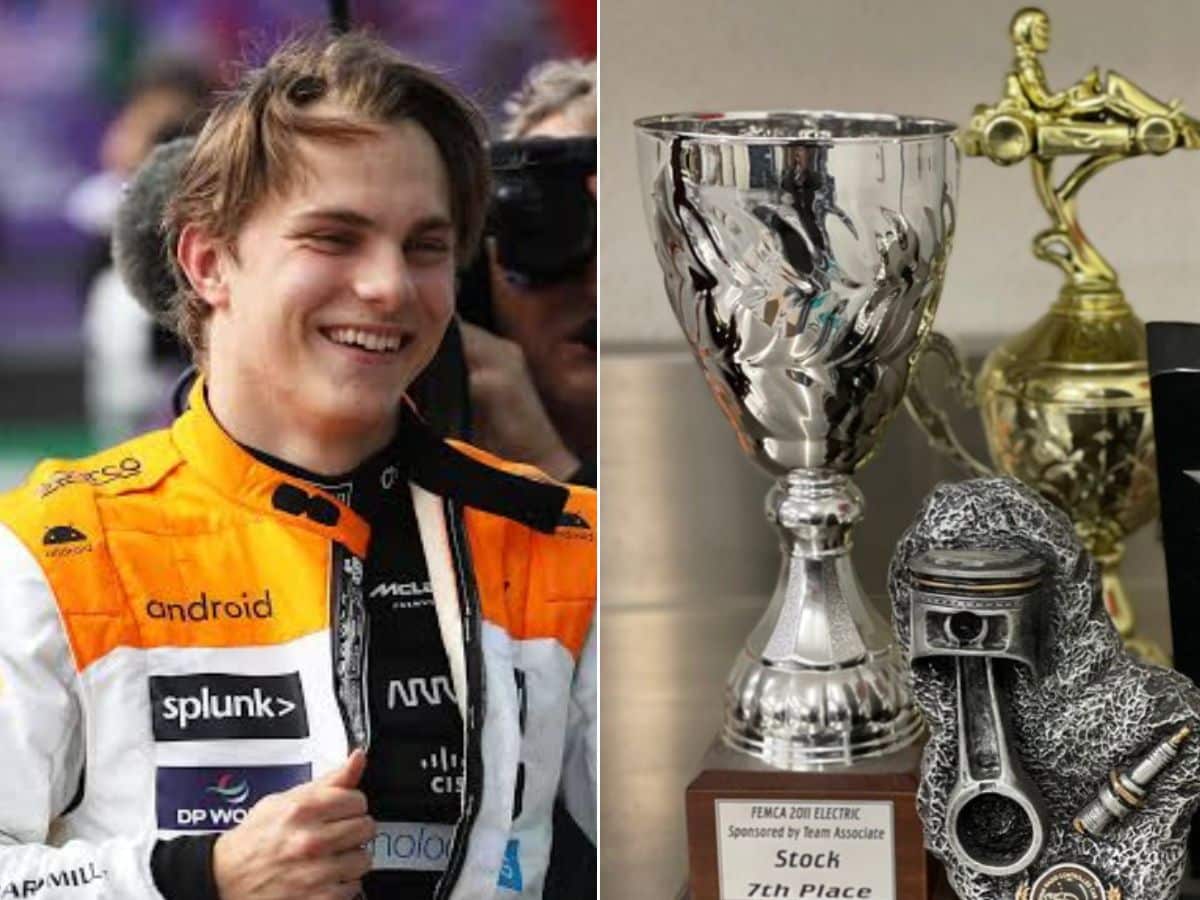 Oscar Piastri’s internet-famous mother Nicole proudly shows off son’s many trophies after his maiden F1 podium victory