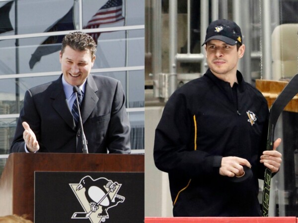 Sidney Crosby and Mario Lemieux's