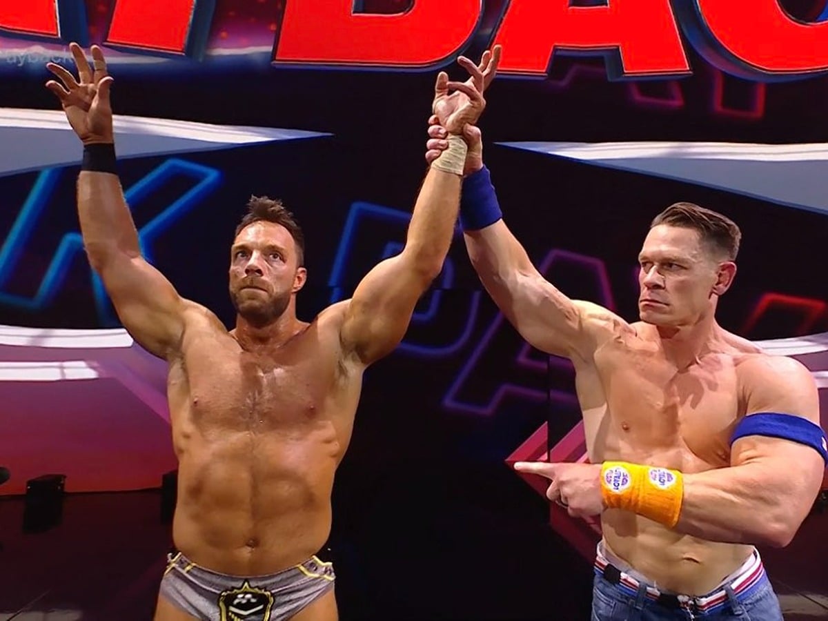 WATCH: John Cena gets trash talked by LA Knight even after applauding him for his amazing victory over The Miz at Payback 