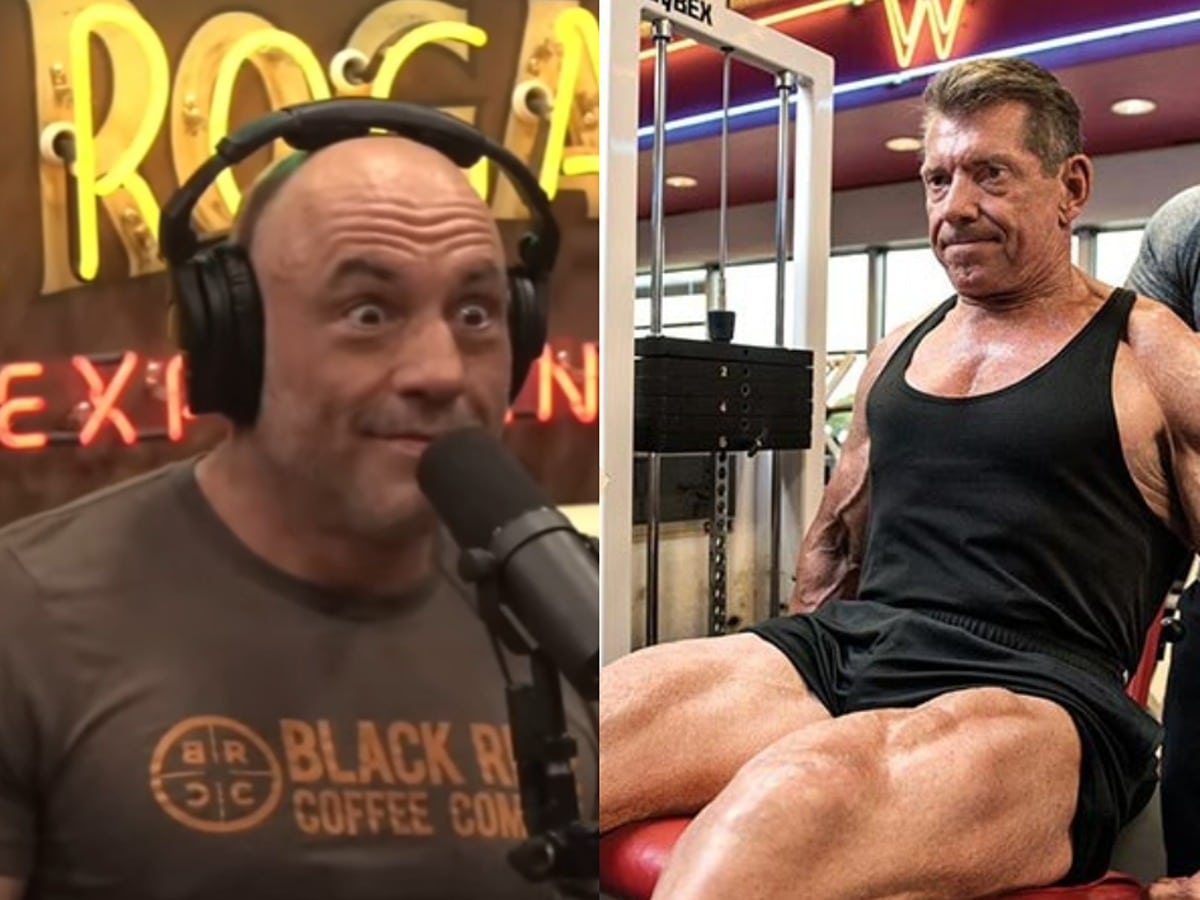 Thats Fucing Bonkers Joe Rogan In Disbelief After Seeing 76 Year Old Vince Mcmahon Squat 