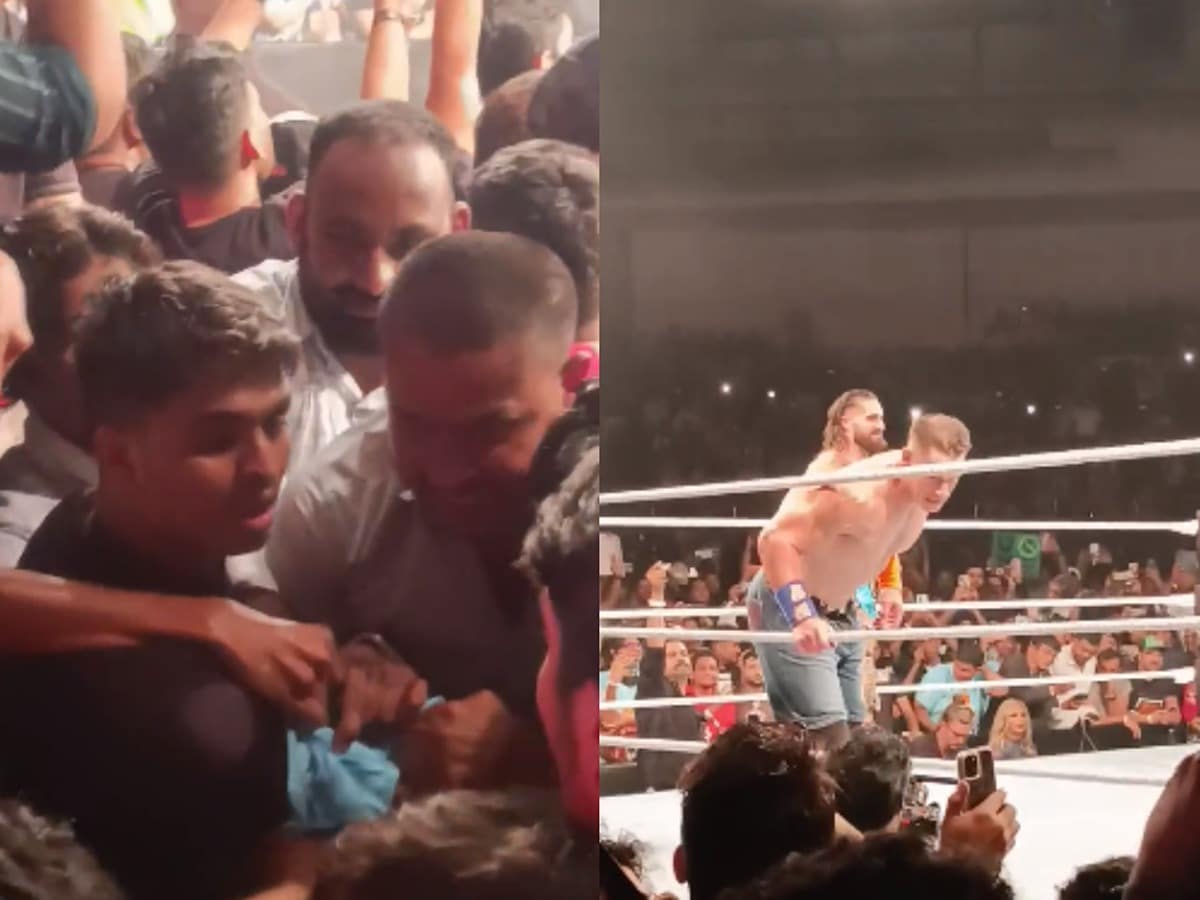 WATCH: Massive fight breaks out among fans over John Cena’s t-shirt during Superstar Spectacle in India