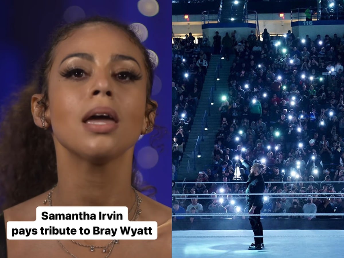 WATCH : Ricochet’s fiancee Samantha Irvin pays heartwarming tribute to Bray Wyatt with her melodic voice 