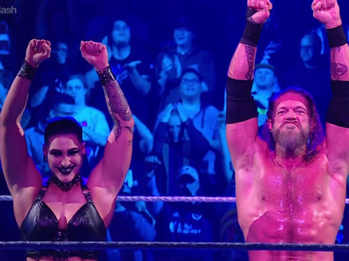 "I invite that challenge," Rhea Ripley teases her potential WrestleMania 40 opponent, calling her a future Hall of Famer 1 Rhea Ripley and Edge