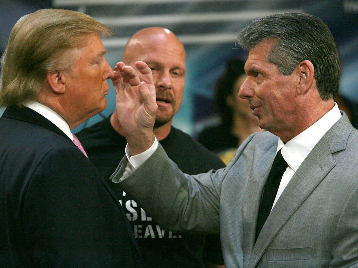 Donald Trump, Stone Cold and Vince McMahon