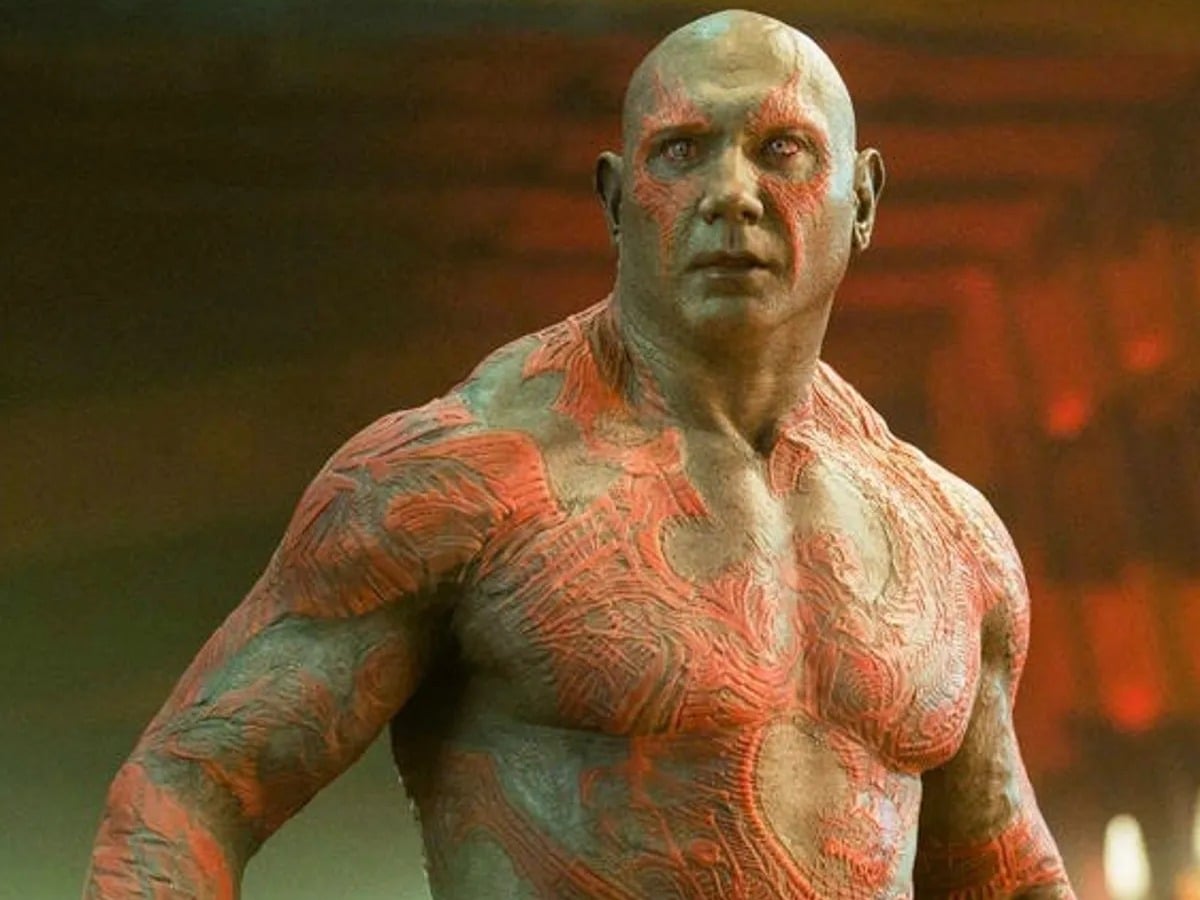 Dave Bautista as "Drax The Destroyer"