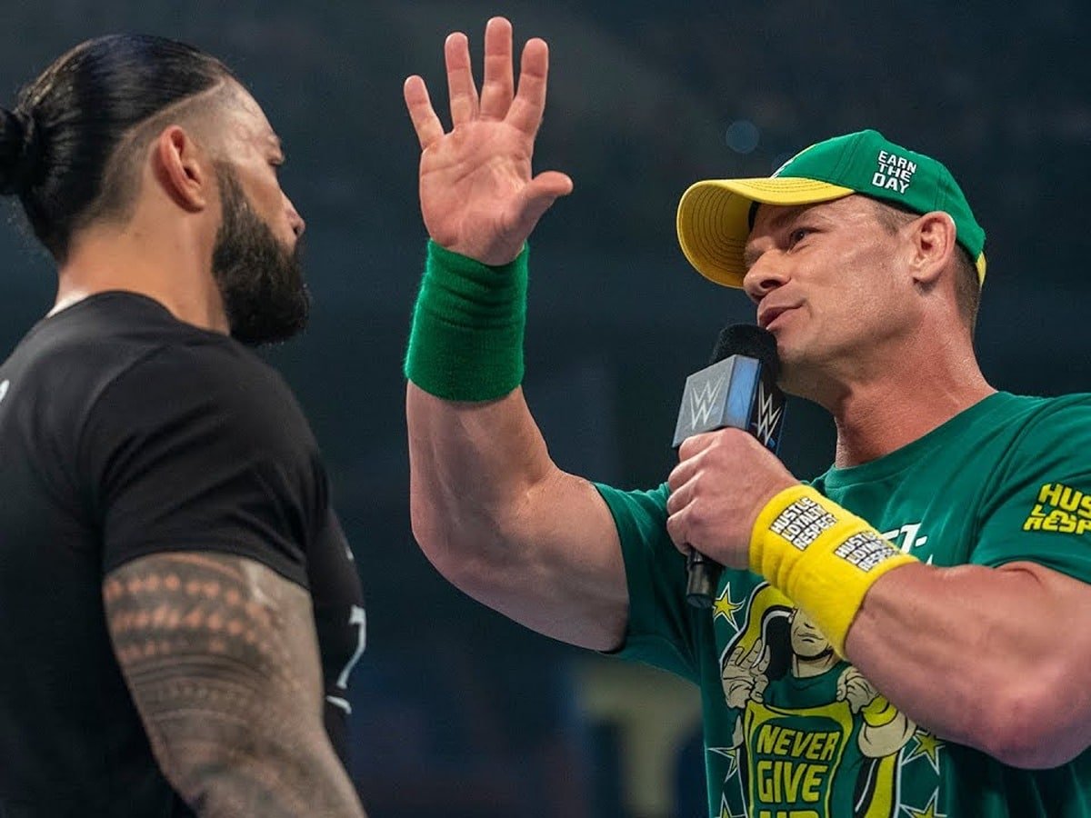 Roman Reigns and John Cena